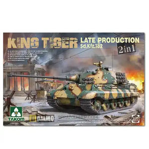 TAKOM 1/35 King Tiger Late Production Sd.Kfz.182 (2 in 1) Model Kit