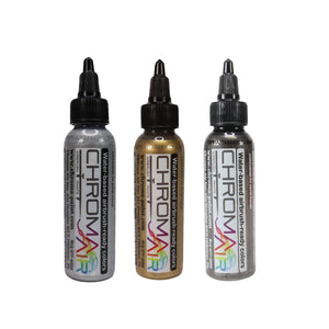ChromaAir Paints: Metallic Basic Paint Set - SprayGunner