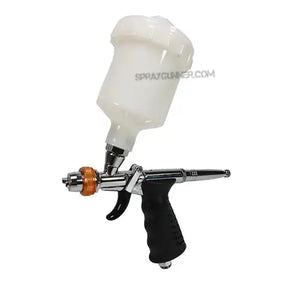 MINIGUN by NO-NAME pistol grip trigger-type fan spray hybrid airbrush + Adaptors for Disposable Cups NO-NAME brand