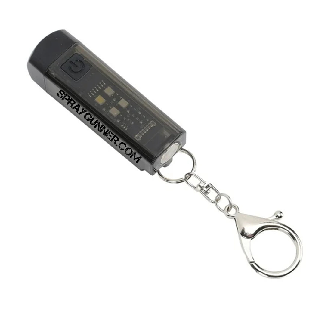 Multifunctional Portable Light by NO-NAME Brand - Compact | Bright keychain light with LED display, ideal for airbrush accessories and emergency use.