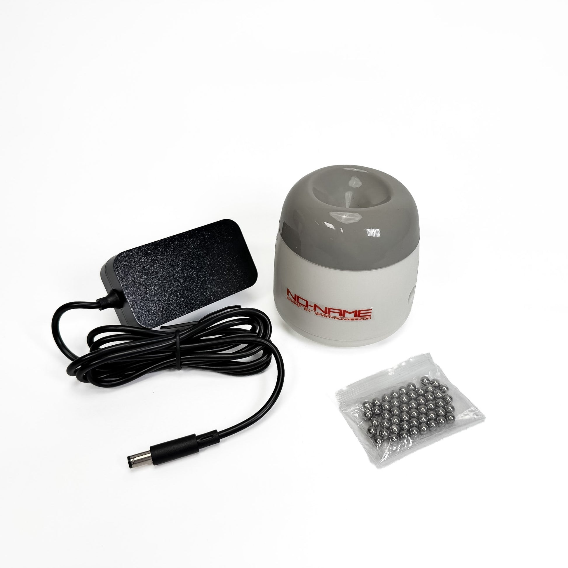 No-Name NN-VM1 Vortex Paint Mixer kit with power adapter and mixing balls