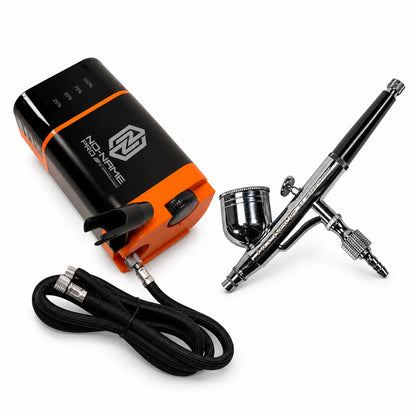 Portable Compressor for airbrush with powerful 8000 mAh battery