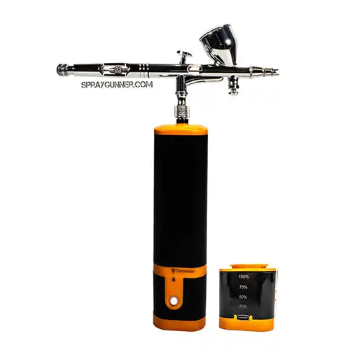 Cordless airbrush battery powered compressor with airbrush kit NO-NAME brand