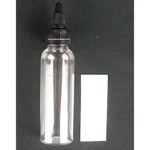 Plastic Bottle with Twist Cap and Storage Label 2oz NO-NAME brand