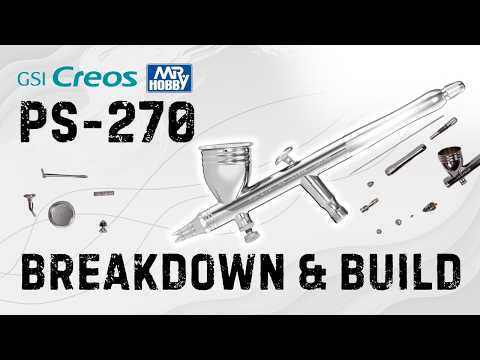 GSI Creos Mr. Airbrush Procon Boy PS-270 0.2mm Platinum - SprayGunner