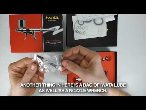 Iwata Revolution HP-TR2 Side Feed Dual Action Trigger Airbrush -