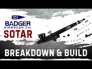 Badger SOTAR 2020 airbrush breakdown for full maintenance and reassembly