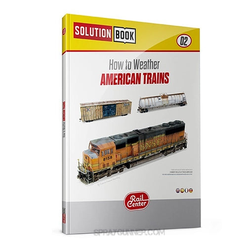 AMMO RAIL CENTER SOLUTION BOX MINI 02 – AMERICAN TRAINS. All Weathering Products AMMO by Mig Jimenez