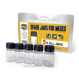 AMMO by MIG Accessories Spare Jars for Mixes (5 x 35ml jars) AMMO by Mig Jimenez
