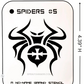 Spider #5 Stencil for airbrushing by NO-NAME Brand