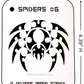 Spider #6 Stencil for airbrushing by NO-NAME Brand