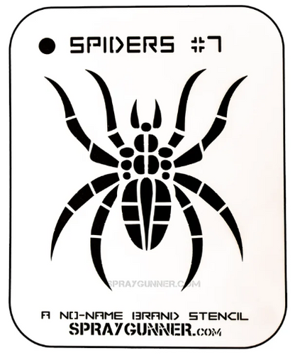 Spider #7 Stencil for airbrushing by NO-NAME Brand