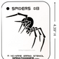 Spider #8 Stencil for airbrushing by NO-NAME Brand