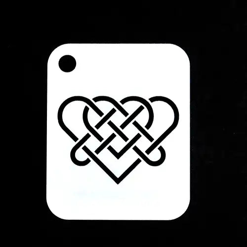 NO-NAME Brand Celtic Heart Stencils (Small) NO-NAME brand