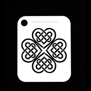 NO-NAME Brand Celtic Heart Stencils (Small)