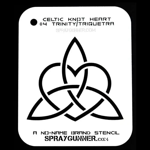 NO-NAME Brand Celtic Heart Stencils (Large) NO-NAME brand