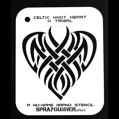 NO-NAME Brand Celtic Heart Stencils Full Set (All Sizes) NO-NAME brand