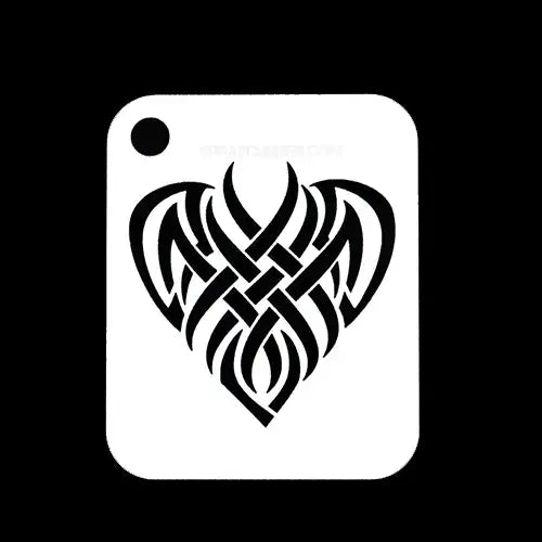 NO-NAME Brand Celtic Heart Stencils (Small) NO-NAME brand