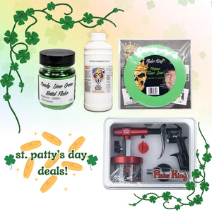 St. Patrick's Day Deals! Lucky Green Flake King Kit for Automotive Painting