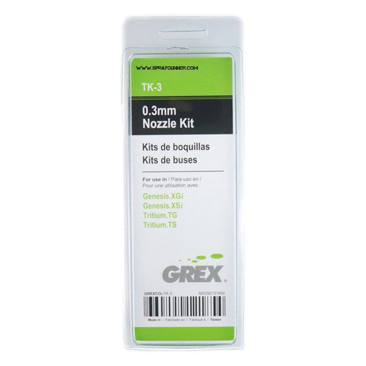 Grex 0.3mm Nozzle Kit (TK-3)