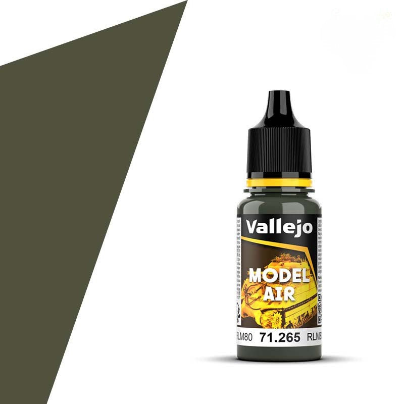 Vallejo Model Air: Olive Green RLM80 (18ml)