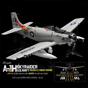 ZOUKEI-MURA 1/32 A-1H U.S. NAVY Includes U.S. Aircraft Weapons Model Kit