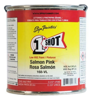 1-Shot Low VOC Salmon Pink 168-VL/8Z 1-Shot
