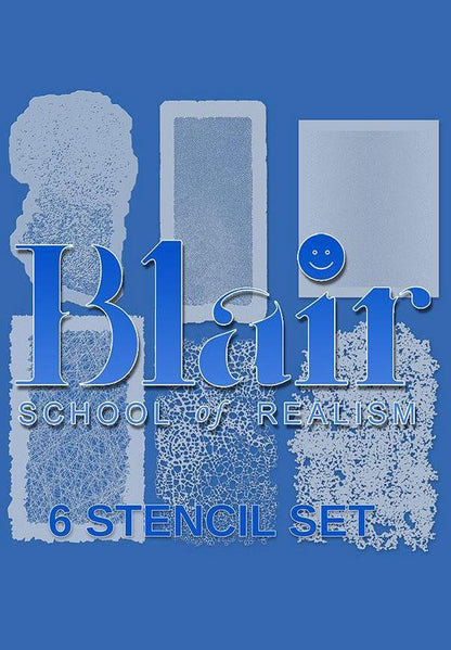Blair Organic Edge stencil Series Set