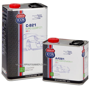 C-821 Euro Clear - 2.1 Low VOC - Complete Kit American ICON