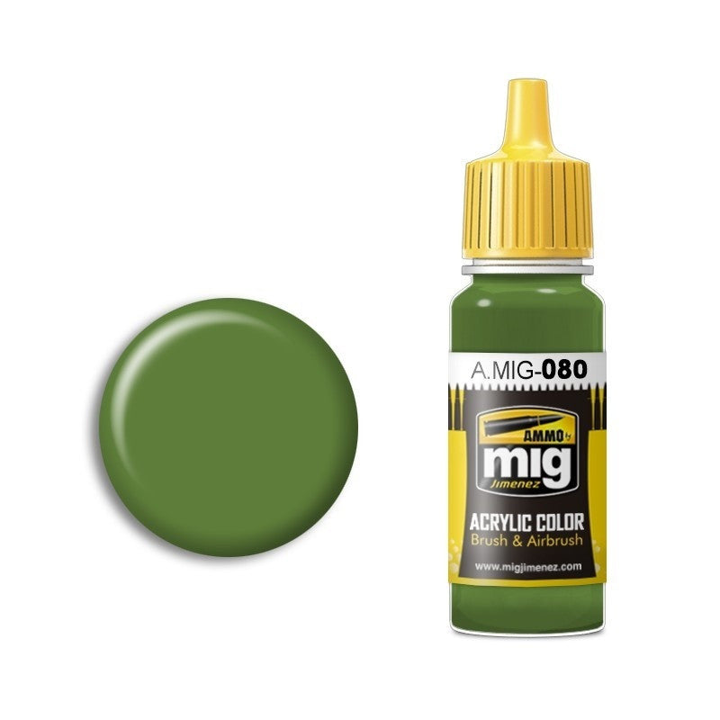 AMMO by MIG Acrylic - BRIGHT GREEN AMT-4 AMIG0080 AMMO by MIG