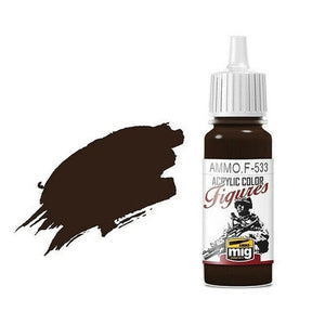 AMMO by MIG Acrylic for Figures - DARK BROWN