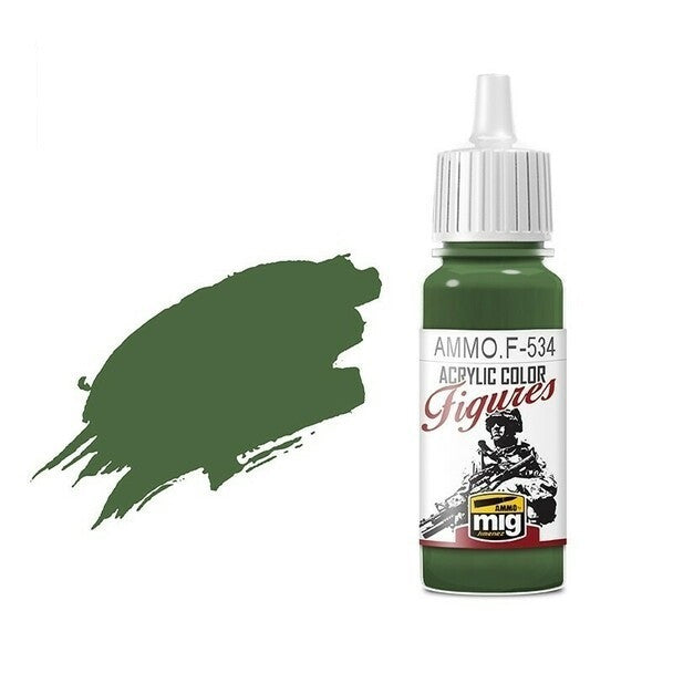 AMMO by MIG Acrylic for Figures - OLIVE GREEN AMMOF534 AMMO by MIG