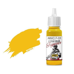 AMMO by MIG Acrylic for Figures - Pure Yellow AMMOF529 AMMO by MIG