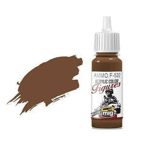 AMMO by MIG Acrylic for Figures - RED BROWN AMMOF532 AMMO by MIG