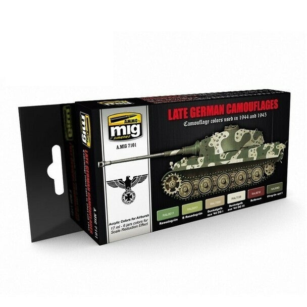 AMMO by MIG Acrylic Sets - LATE WAR GERMAN COLORS AMIG7101 AMMO by MIG