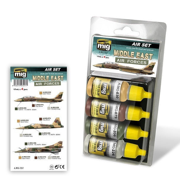 AMMO by MIG Acrylic Sets - MIDDLE EAST AIR FORCES AMIG7217 AMMO by MIG