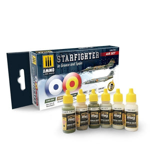 AMMO by MIG Acrylic Sets - SET F-104G STARFIGHTER GREECE and SPAIN AMIG7232 AMMO by MIG