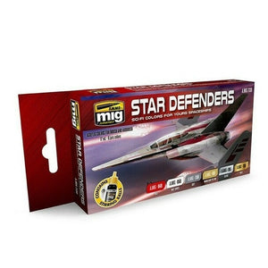 AMMO by MIG Acrylic Sets - STAR DEFENDERS SCI-FI COLORS AMIG7130 AMMO by MIG