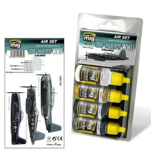 AMMO by MIG Acrylic Sets - US NAVY WWII COLORS AMMO by Mig Jimenez