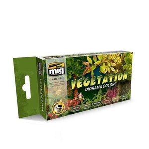 AMMO by MIG Acrylic Sets - VEGETATION DIORAMA COLORS