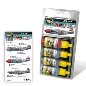 AMMO by MIG Acrylic Sets - VVS WWII RUSSIAN LATE AIRCRAFT AMMO by Mig Jimenez