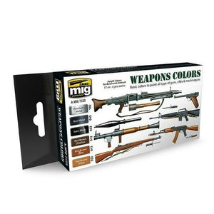 AMMO by MIG Acrylic Sets - WEAPONS COLORS AMIG7123 AMMO by MIG