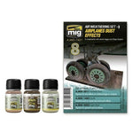 AMMO by MIG Aircraft Panel Line Wash Sets Airplane Dust Effects AMMO by Mig Jimenez