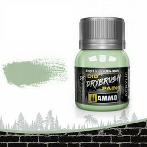 AMMO by MIG DIO Paints - DRYBRUSH Bright Green AMIG0605 AMMO by MIG