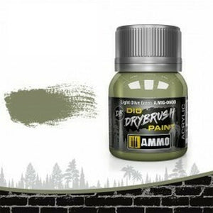 AMMO by MIG DIO Paints - DRYBRUSH Light Olive Green AMIG0608 AMMO by MIG