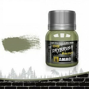 AMMO by MIG DIO Paints - DRYBRUSH Light Olive Green