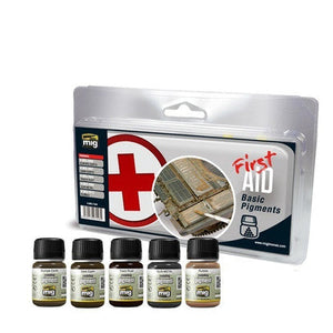 AMMO by MIG First Aid Basic Pigment Set