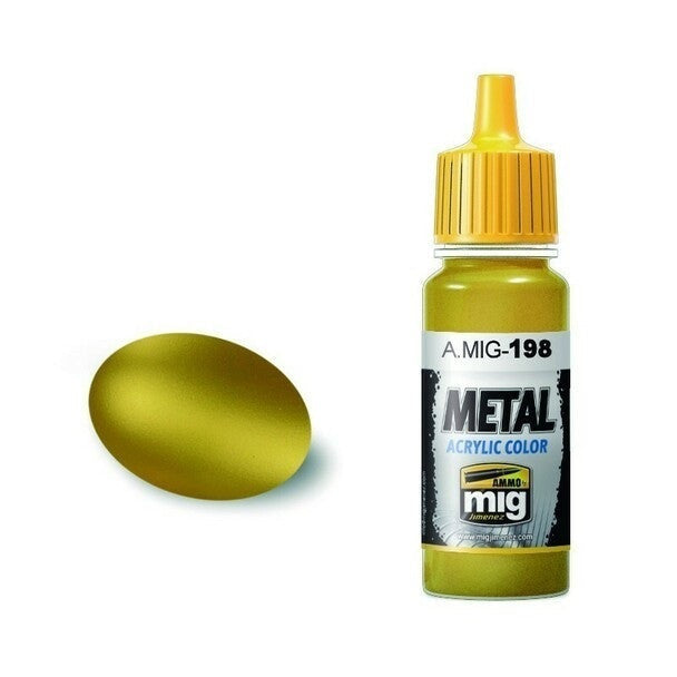AMMO by MIG Metal Acrylic - Gold AMIG0198 AMMO by MIG