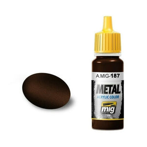 AMMO by MIG Metal Acrylic - Jet Exhaust Burnt Iron AMIG0187 AMMO by MIG