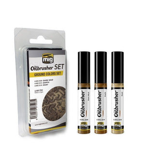AMMO by MIG Oilbrusher GROUND COLORS SET AMIG7503 AMMO by MIG